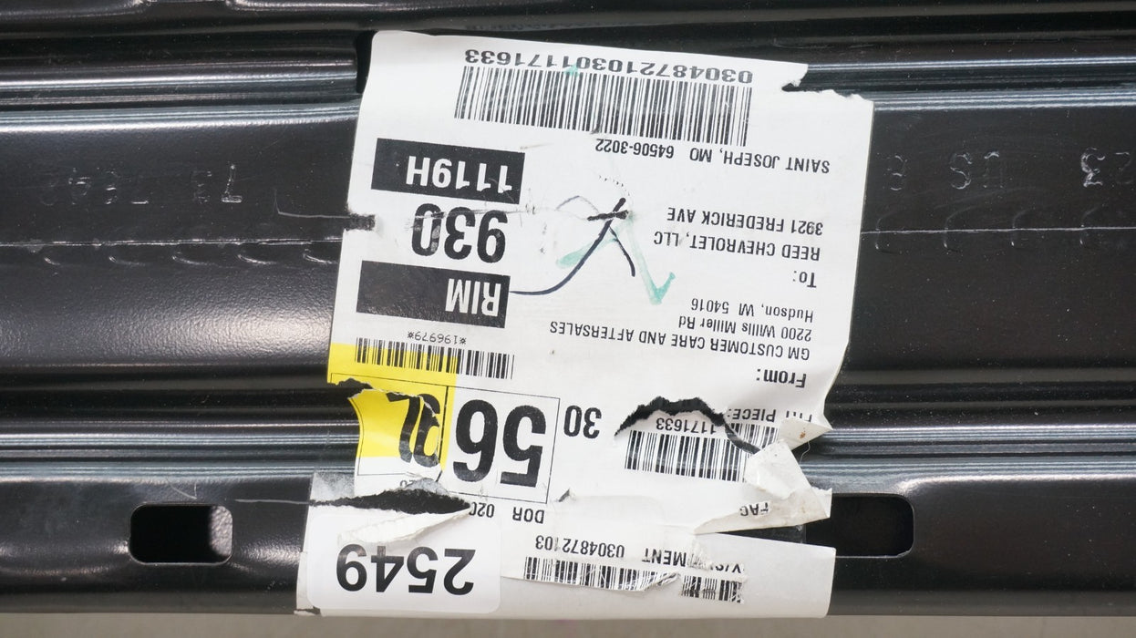 2019-2025 CHEVROLET BLAZER FRONT BUMPER REINFORCEMENT BAR OEM 84464976