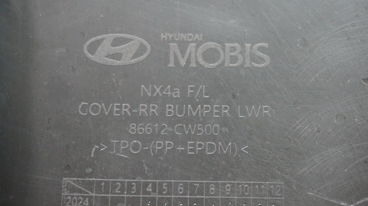 2025-2026 HYUNDAI TUCSON REAR BUMPER COVER OEM 86612-CW500