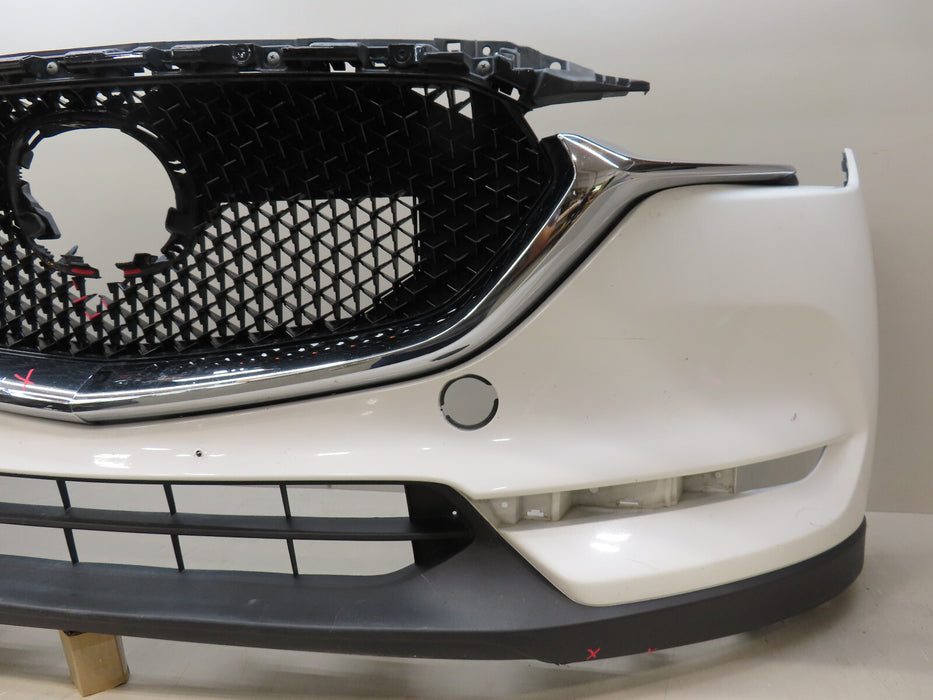 2017-2021 MAZDA CX-5 FRONT BUMPER COVER W/VALANCE W/GRILLE GRILL OEM