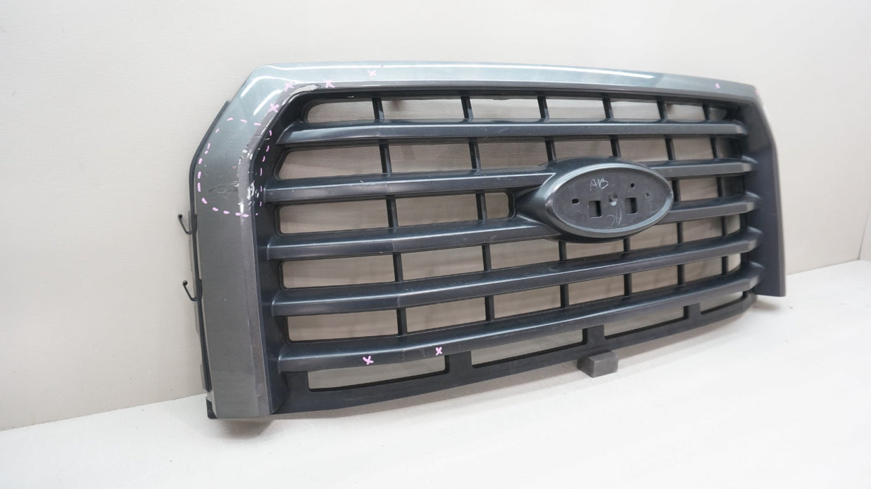2015-2017 FORD F150 F-150 FRONT BUMPER RADIATOR GRILLE OEM FL34-8200