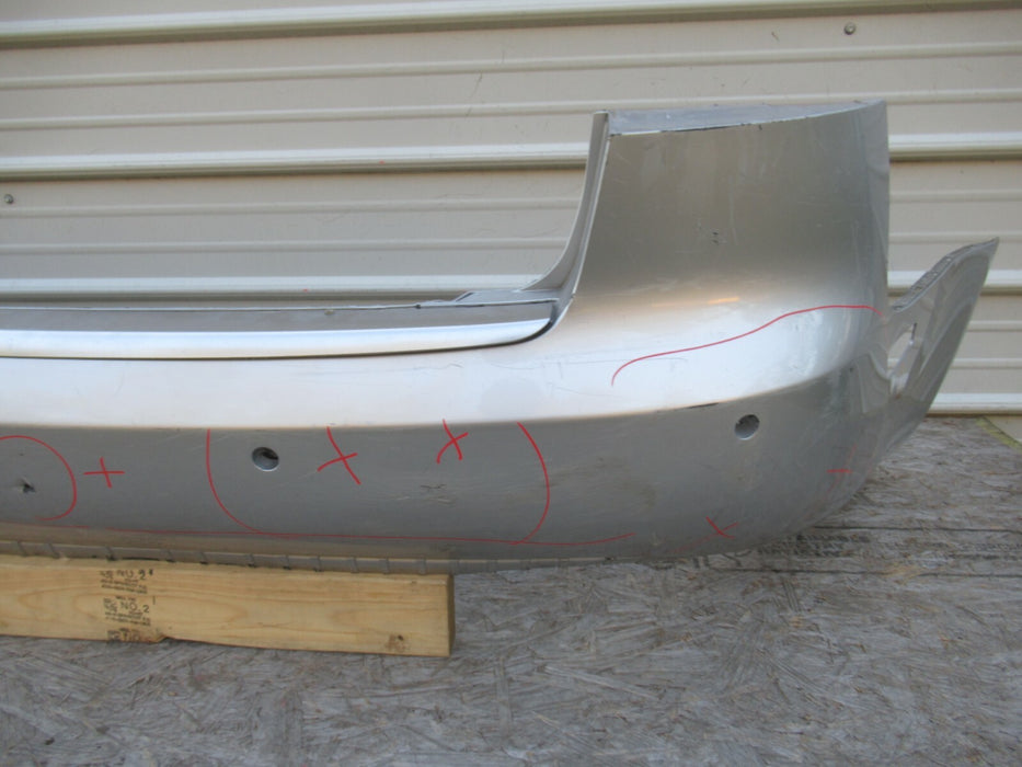 2005 - 2008 AUDI A4 REAR BUMPER COVER PANEL W/ PARKING SENSOR HOLES OEM