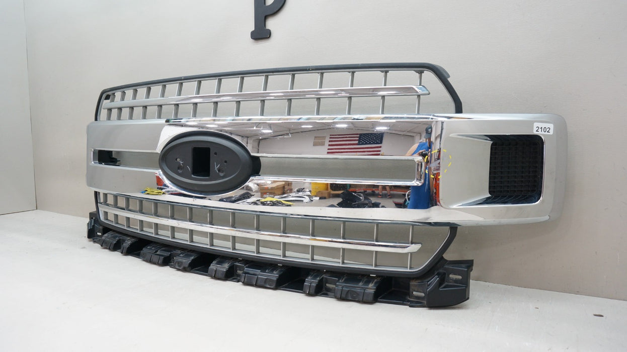 2018-2020 FORD F-150 F150 FRONT BUMPER RADIATOR GRILLE OEM JL34-8200