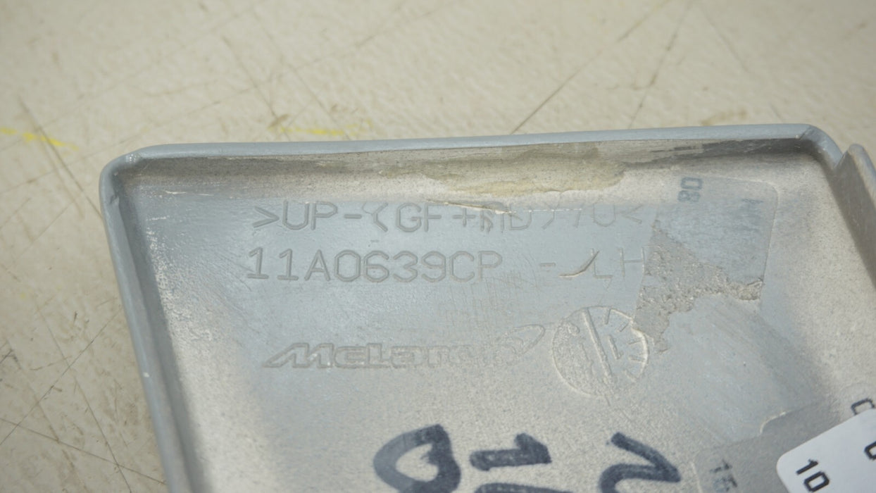 2012-2014 MCLAREN MP4-12C FRONT LEFT EXTERIOR A PILLAR COVER TRIM OEM 11A0639CP