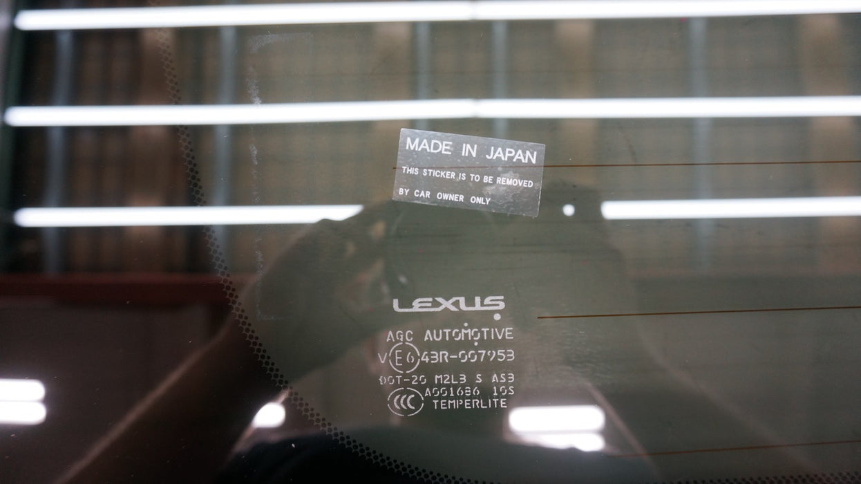 2010-2023 LEXUS GX460 LH LEFT REAR QUARTER WINDOW GLASS 62720-60E00 OEM
