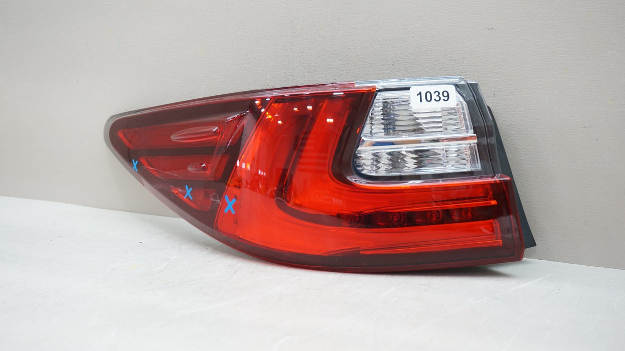 2016-2018 LEXUS ES350 ES300H REAR LEFT DRIVER SIDE TAIL LIGHT OEM