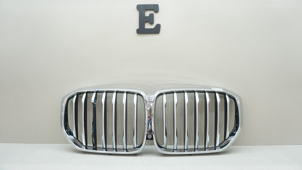 2019-2023 BMW X5 G05 FRONT UPPER BUMPER RADIATOR GRILLE OEM 7454887