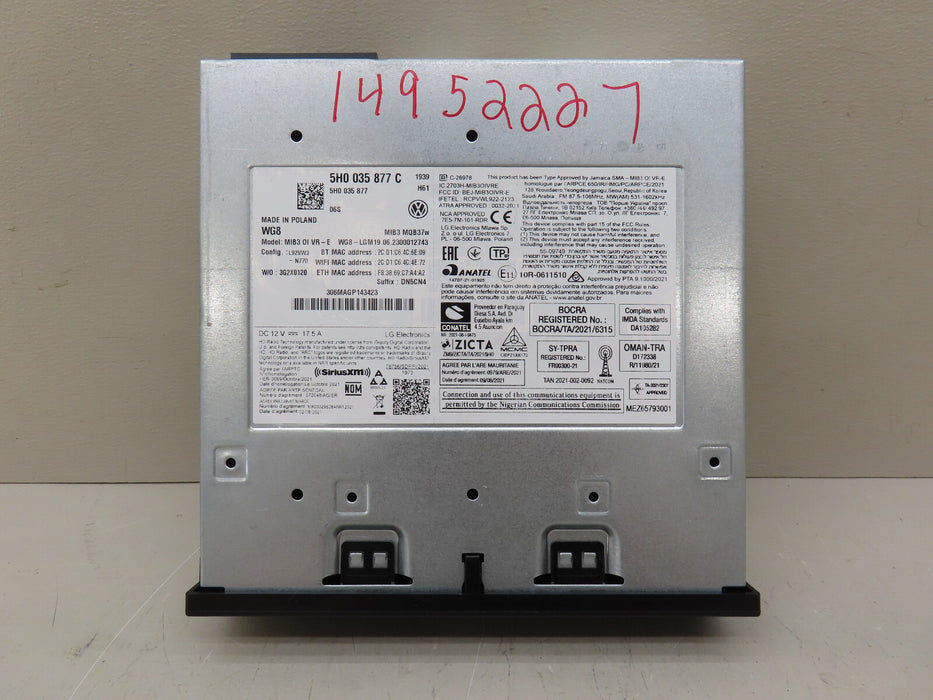 ..2023 2024 VOLKSWAGEN ATLAS,ATLAS CROSS,GOLF R,GTI UNIT CONTROL OEM