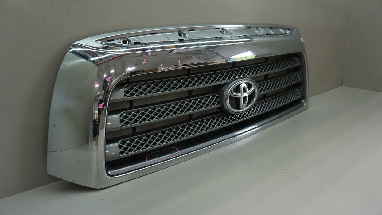 2007-2009 TOYOTA TUNDRA FRONT BUMPER GRILLE GRILL W/ EMBLEM OEM 53100-0C150