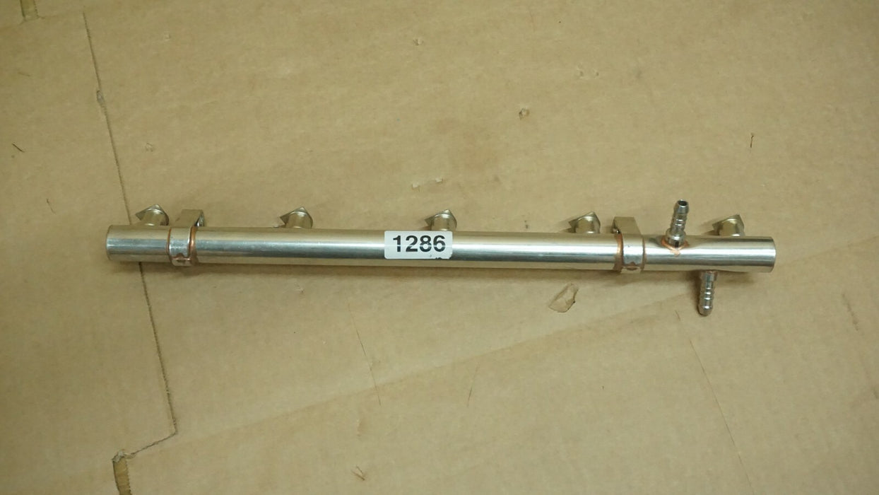 2018 AUDI R8 5.2L V10 RIGHT SIDE GASOLINE ENGINE FUEL INJECTOR RAIL RAMP OEM 18