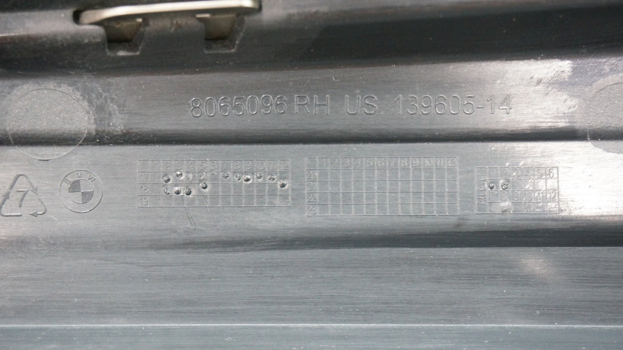 2018-2020 BMW X3 X4 G01 G02 FRONT RIGHT LOWER BUMPER GRILLE TRIM OEM 8065096