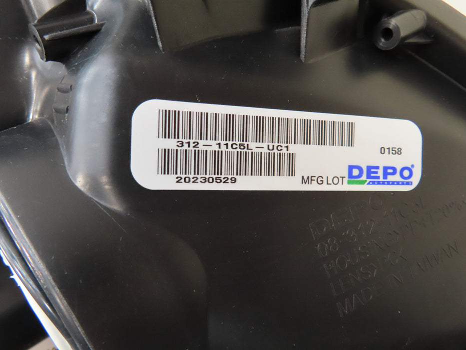 2011 2012 2013 TOYOTA COROLLA FRONT LEFT DRIVER HEADLIGHT CAPA L24535879