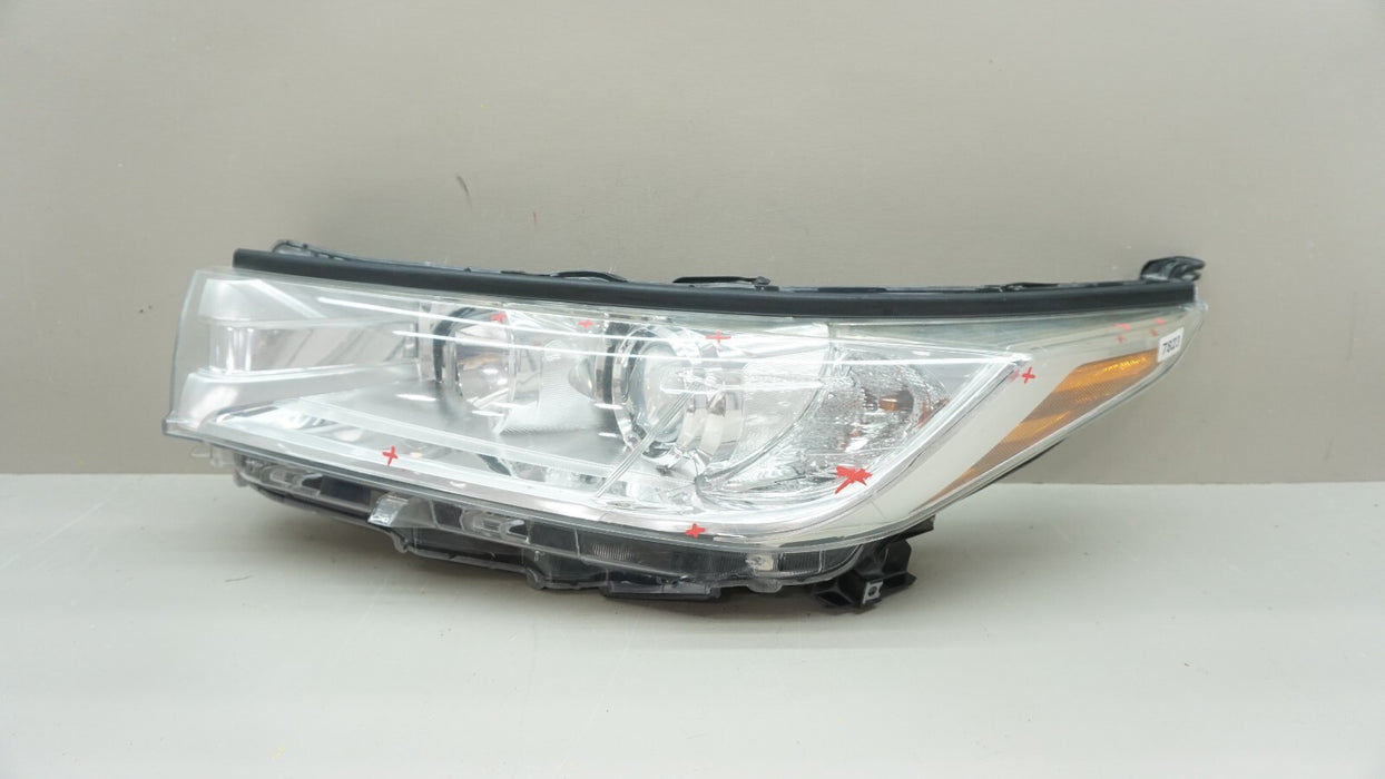 2014-2016 TOYOTA HIGHLANDER LH LEFT DRIVER SIDE HALOGEN HEADLIGHT OEM