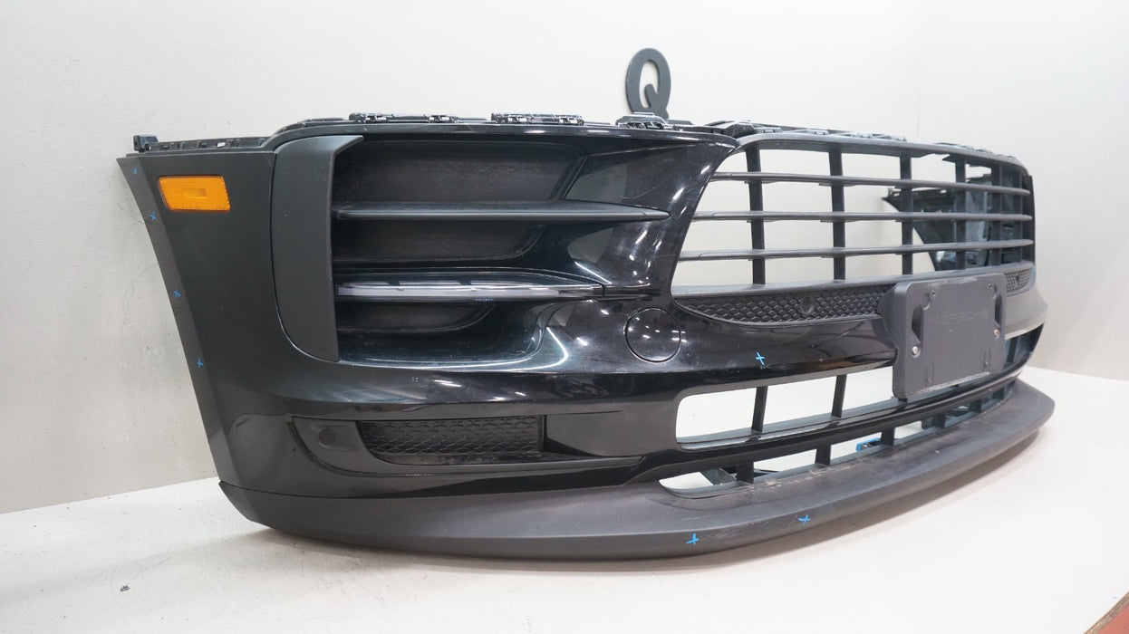 2019-2021 PORSCHE MACAN FRONT COMPLETE BUMPER COVER 95B807221K OEM