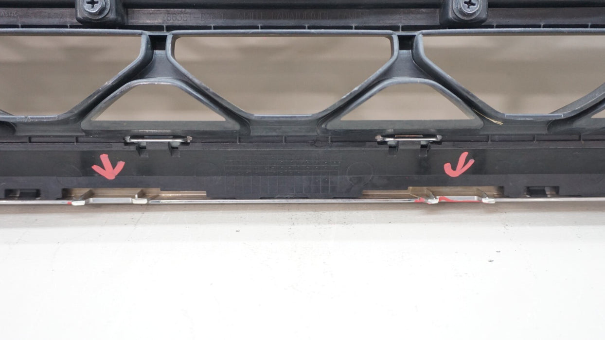 2019-2020 HYUNDAI TUCSON GRILL W/EMBLEM CAMERA HOLE 86351-D3610 OEM