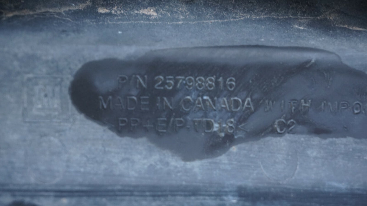 2010-2015 GMC TERRAIN DENALI REAR BUMPER COVER PANEL 25798816 OEM