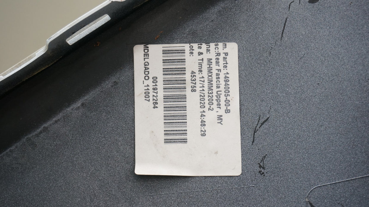 2020-2024 TESLA MODEL Y REAR BUMPER COVER PANEL OEM 1487995-00-B