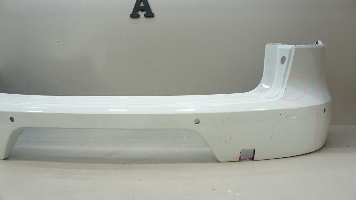 2015-2018 PORSCHE MACAN BASE S TURBO REAR BUMPER COVER PANEL W/ SENSOR HOLE OEM