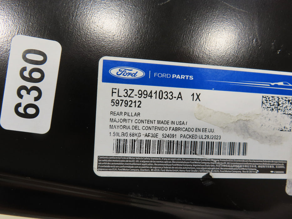 2015-2023 FORD F150 F-150 REAR LEFT DRIVER BED CORNER BRACKET OEM FL3Z-9941033-A