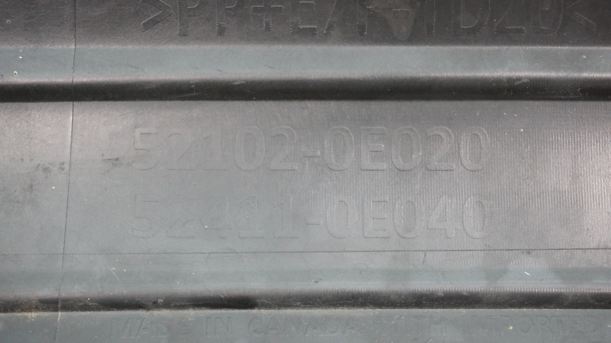 2020-2022 LEXUS RX350 RX450H FRONT LOWER BUMPER COVER VALANCE 52102-0E020 OEM