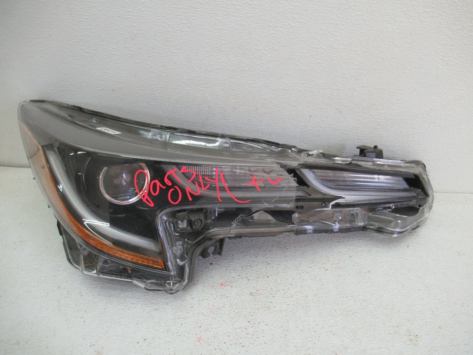 2020 - 2021 TOYOTA COROLLA FRONT RIGHT PASSENGER SIDE LED HEADLIGHT HEADLAMP OEM