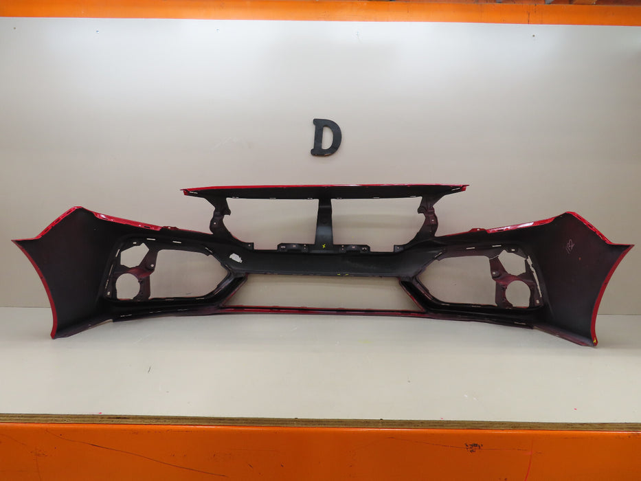 2017 2018 2019 HONDA CIVIC SI HATCHBACK FRONT BUMPER COVER OEM 71101-TGG-ZZ00