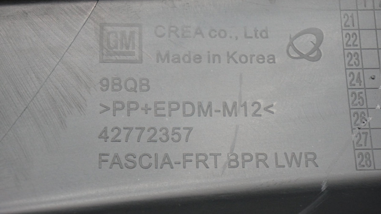 2024-2025 BUICK ENVISTA FRONT LOWER BUMPER VALANCE PANEL OEM 42772357