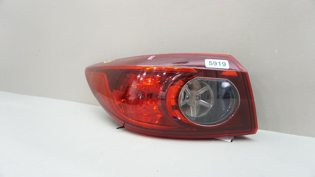 2014-2018 MAZDA 3 REAR LH LEFT DRIVER SIDE OUTER TAIL LIGHT OEM