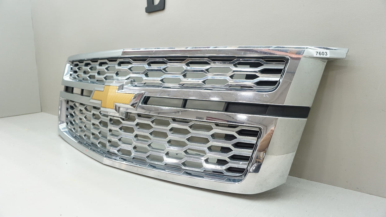 2015-2020 CHEVROLET TAHOE FRONT UPPER RADIATOR GRILLE GRILL OEM 2344094