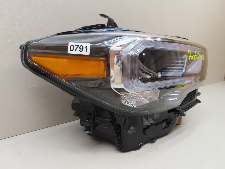 2020-2023 TOYOTA TACOMA FRONT RIGHT PASSENGER HEADLIGHT FULL LED OEM PARTS ONLY