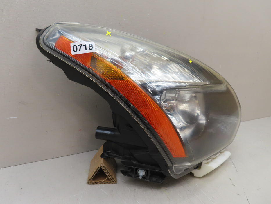 2008-2013 NISSAN ROGUE FRONT RIGHT PASSENGER HEADLIGHT HALOGEN OEM