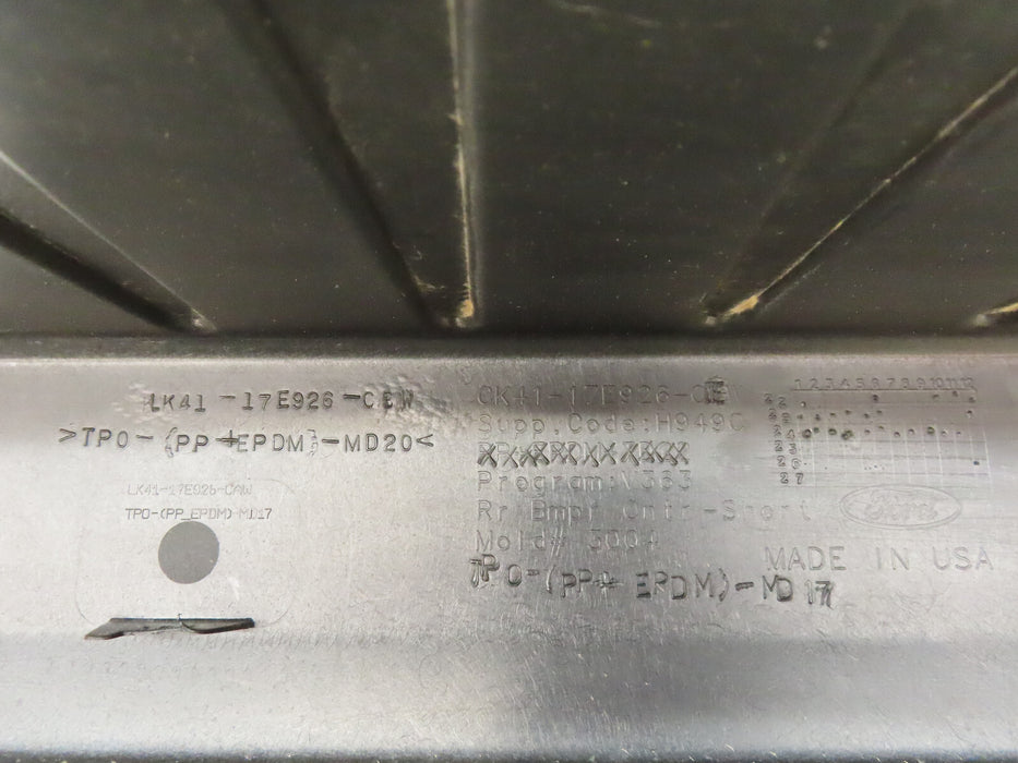 2019-2024 FORD TRANSIT REAR BUMPER CENTER COVER OEM LK41-17E926