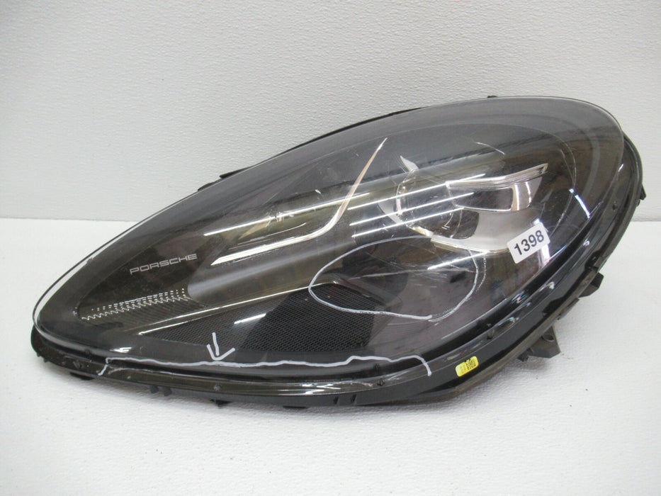 2019 2020 2021 PORSCHE MACAN LEFT DRIVER SIDE HEADLIGHT LED LAMP LENS OEM