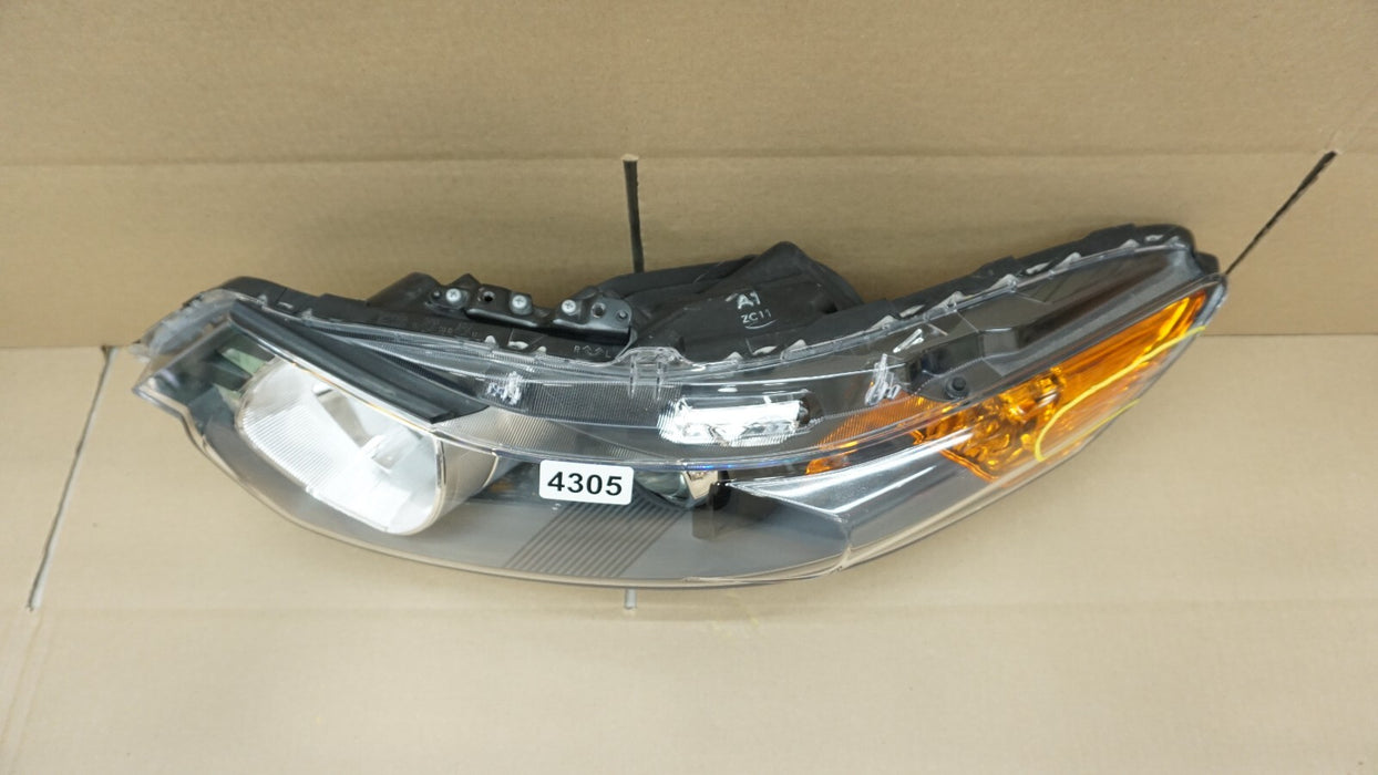 2009-2014 ACURA TSX FRONT LEFT DRIVERS SIDE HALOGEN HEADLIGHT OEM