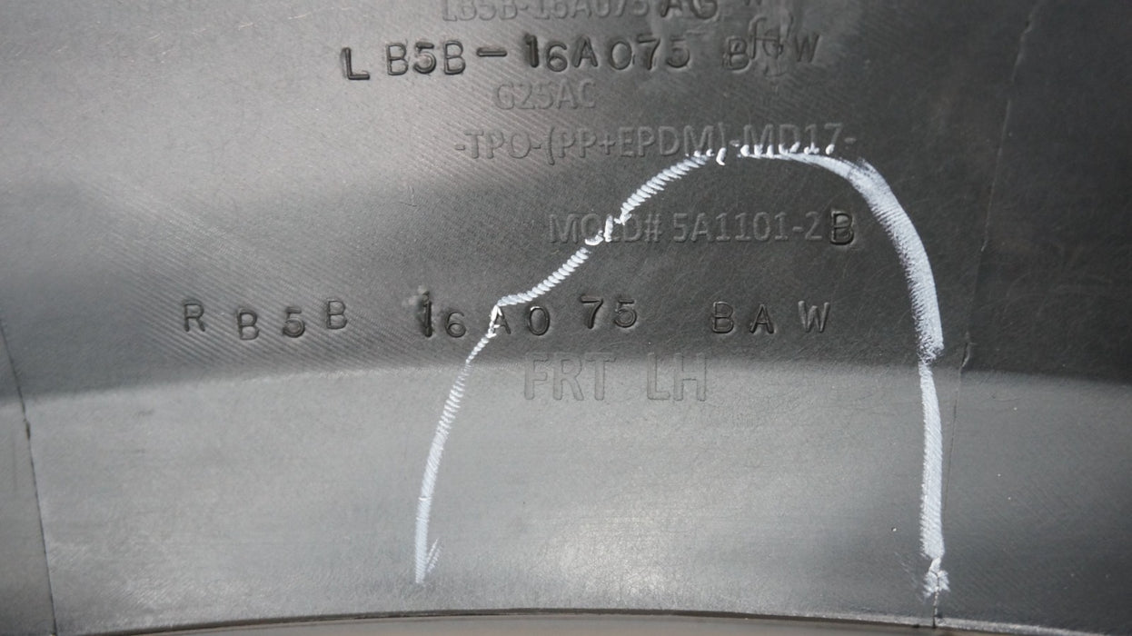 2020-2024 FORD EXPLORER FRONT LEFT FENDER FLARE ARCH COVER OEM LB5B16A075