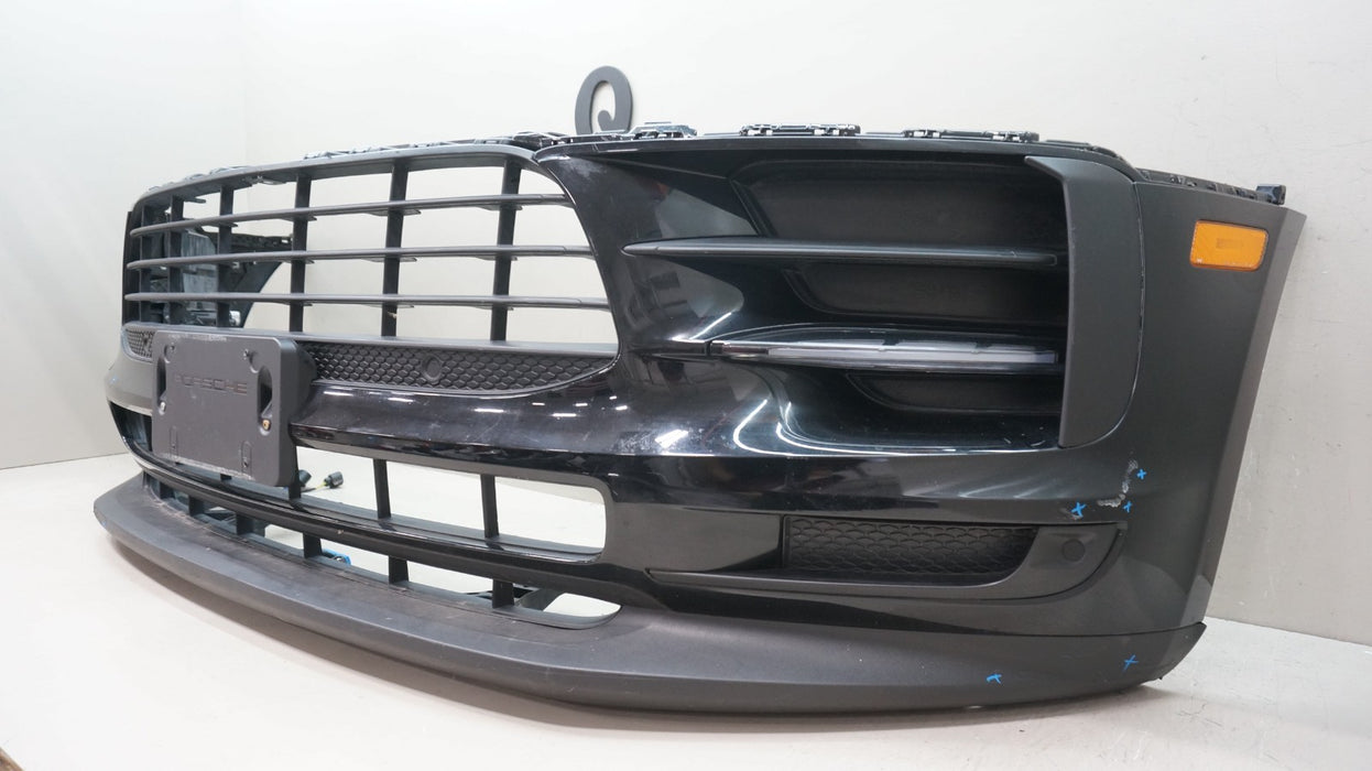 2019-2021 PORSCHE MACAN FRONT COMPLETE BUMPER COVER 95B807221K OEM