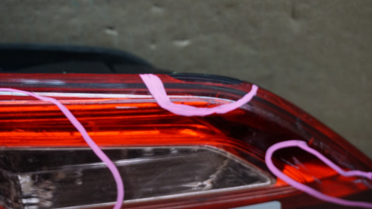 2016-2018 ACURA RDX LEFT DRIVER SIDE INNER TAIL LIGHT LED OEM 16 17 18