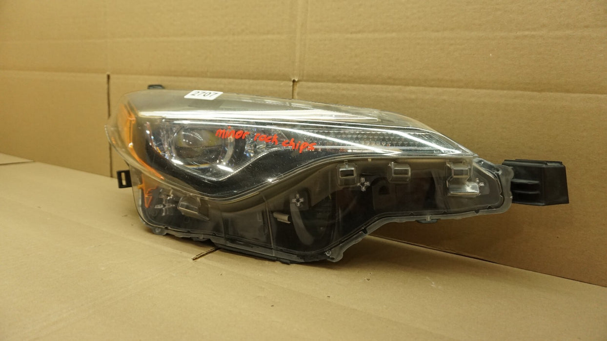 2017-2019 TOYOTA COROLLA FRONT RIGHT PASSENGER SIDE HEADLIGHT LED OEM