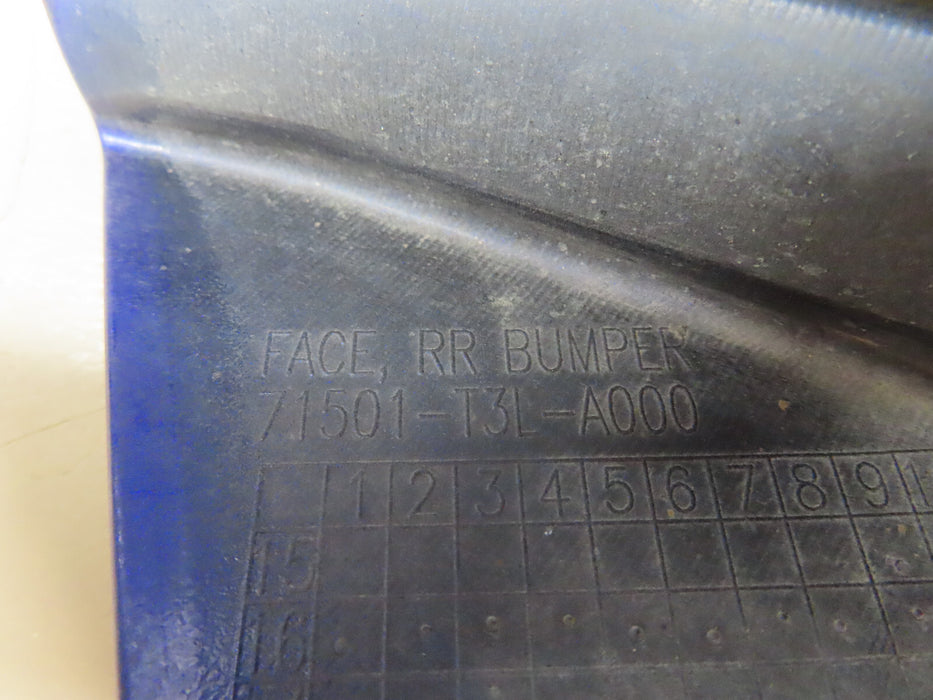 2016 2017 HONDA ACCORD COUPE REAR BUMPER COVER OEM 71501-T3L-A000