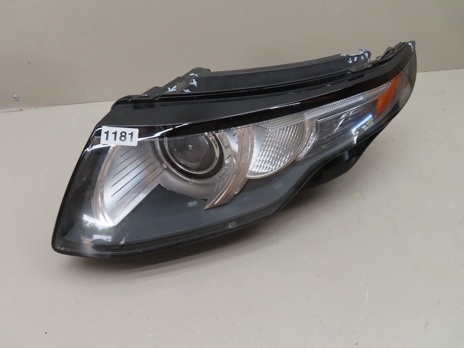2012 - 2015 RANGE ROVER EVOQUE L538 FRONT LEFT SIDE HEADLIGHT LAMP HALOGEN OEM