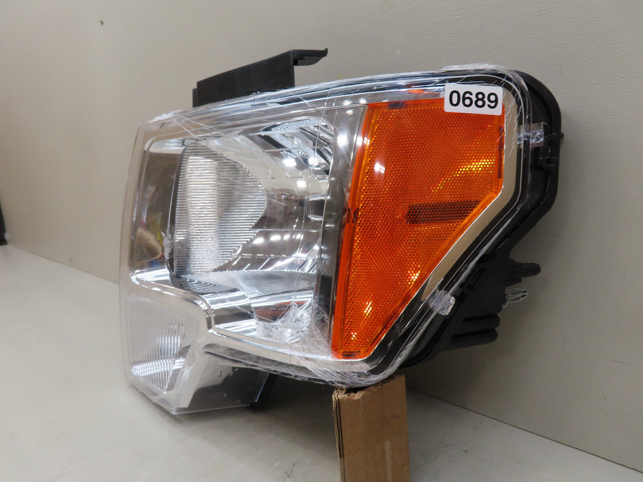 2009-2014 FORD F150 F-150 FRONT LEFT DRIVER HEADLIGHT HALOGEN CAPA AFTERMARKET