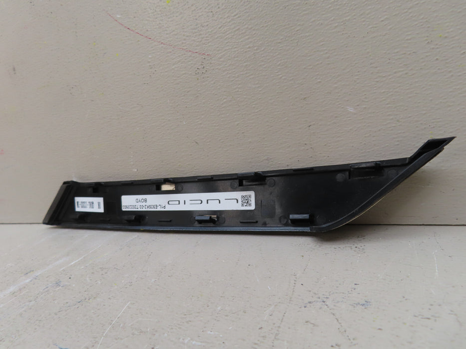 2022 2023 2024 LUCID AIR GRAND TOURING REAR LEFT C-PILLAR TRIM MOLDING PANEL OEM