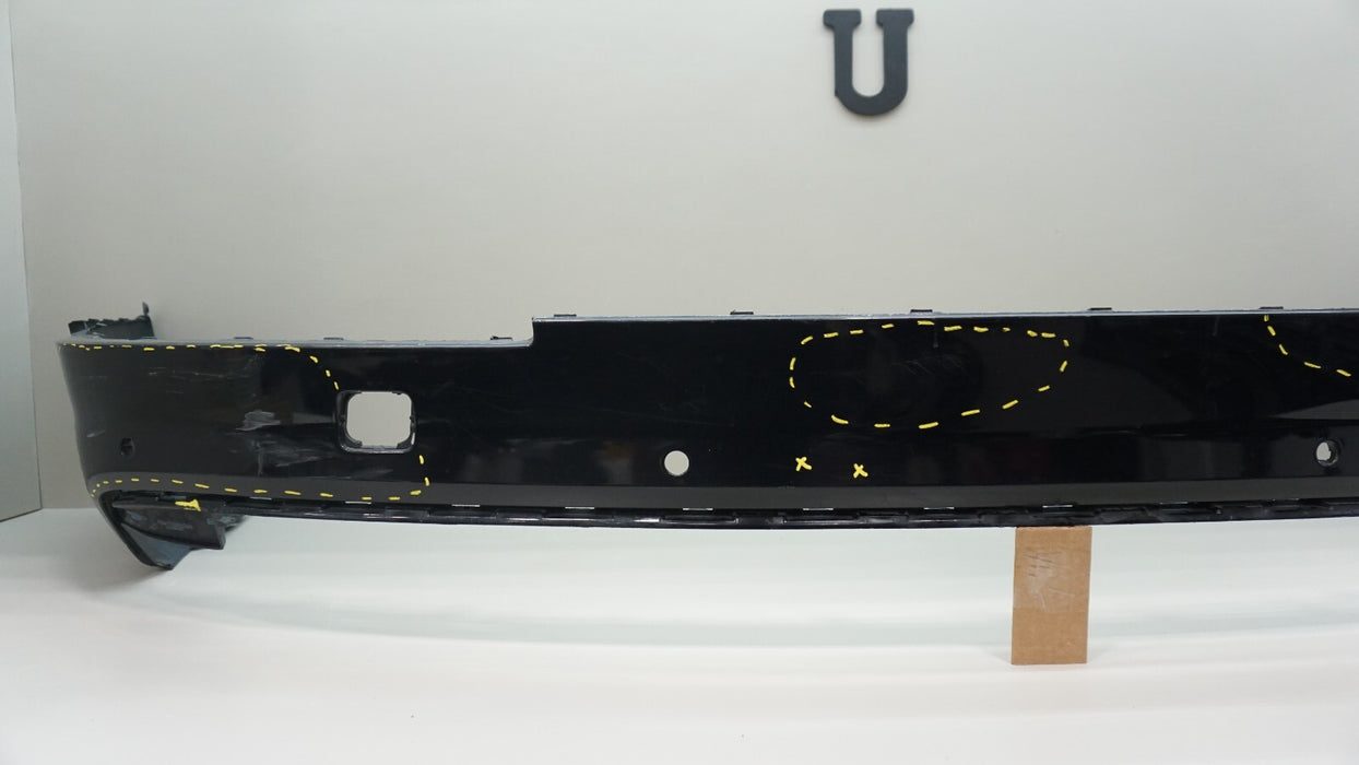 2017-2019 AUDI Q7 REAR LOWER BUMPER COVER VALANCE OEM 4M0807527B