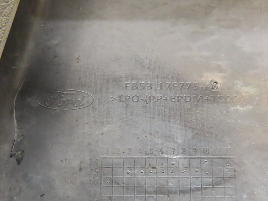 2016-2017 FORD EXPLORER FRONT LOWER VALANCER W/GRILLE OEM FB53-17F775-ACW