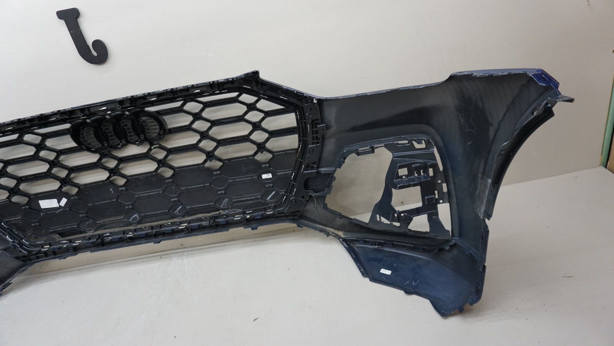 2021-2022 AUDI Q5 FRONT BUMPER COVER PANEL W/ GRILLE GRILL EMBLEM OEM 80A807062F