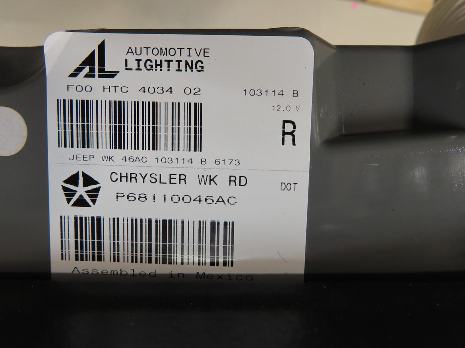 2015 -2020 JEEP GRAND CHEROKEE PASSENGER RH PASSENGER SIDE TAIL LIGHT OEM
