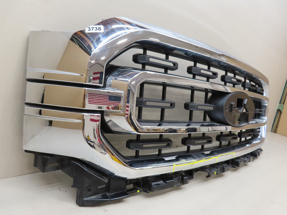 2021-2023 FORD F150 F-150 XLT FRONT RADIATOR GRILLE GRILL OEM ML34-8200-CFSMAS