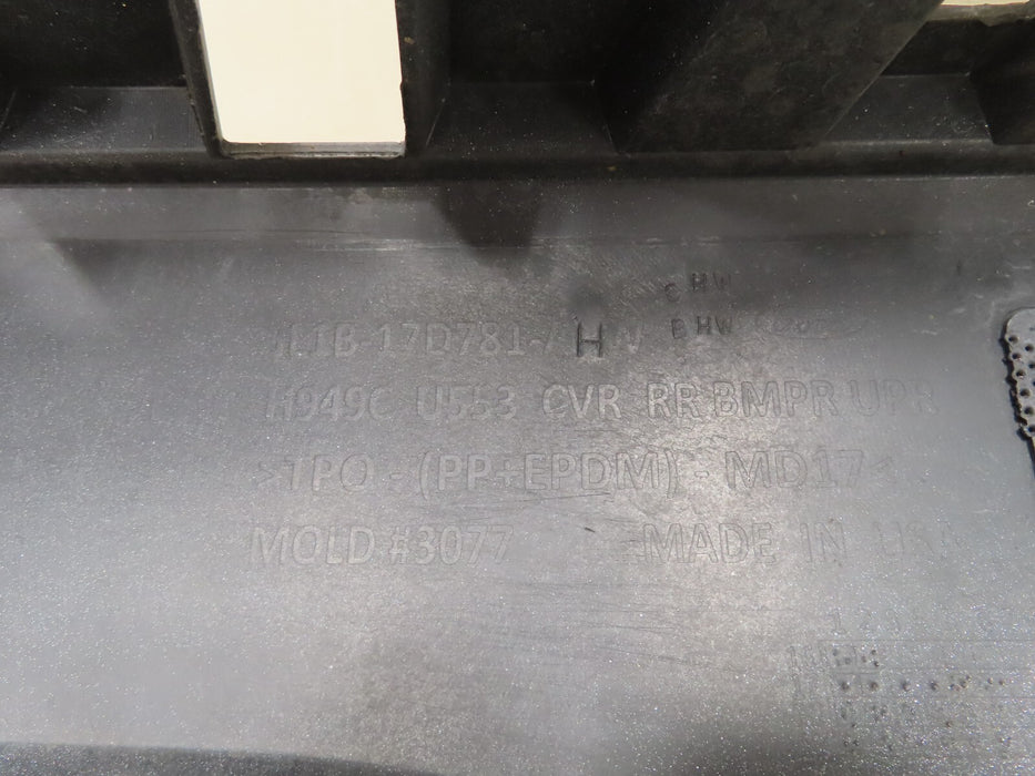 2018-2019 FORD EXPEDITION REAR BUMPER COVER W/ SENSOR HOLE OEM JL1B-17D781-AHW