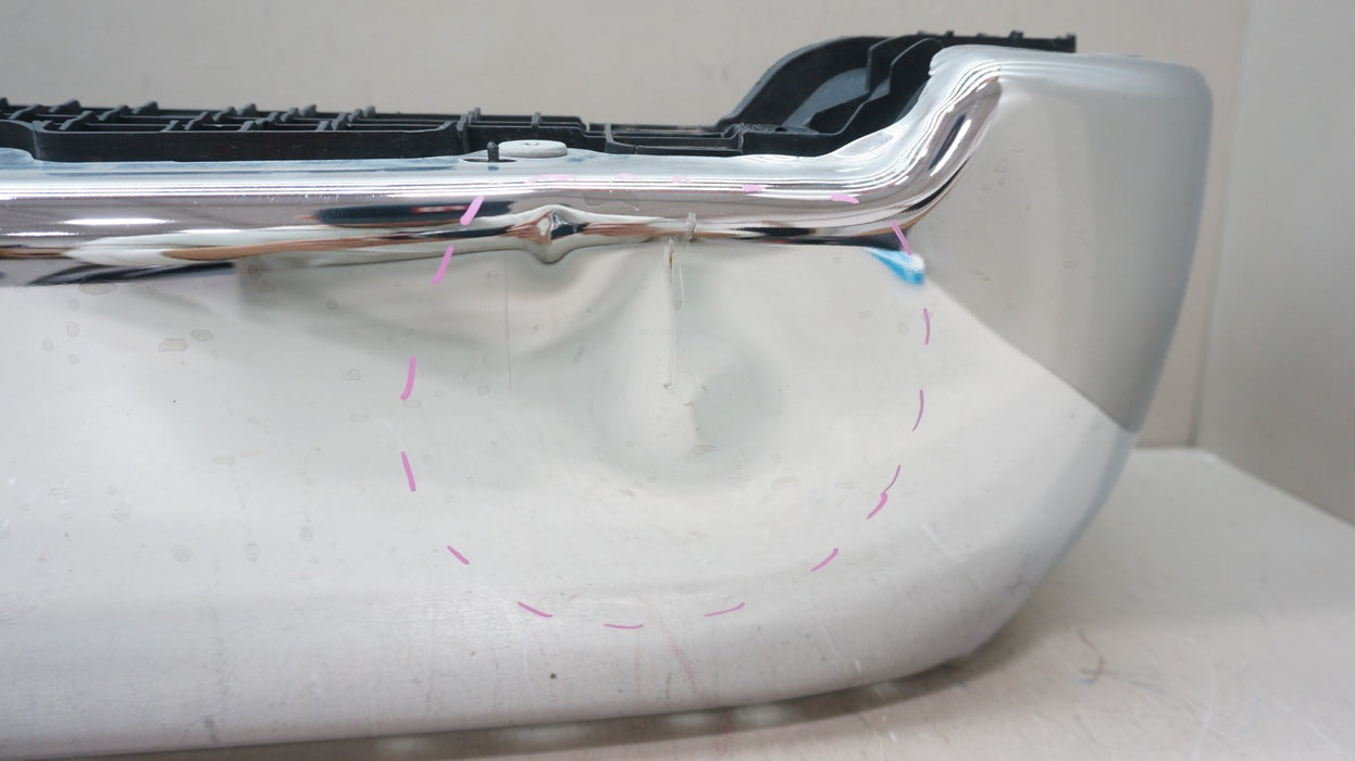 2019-2024 DODGE RAM 2500 3500 REAR CHROME METAL BUMEPR COVER 68576316AA OEM