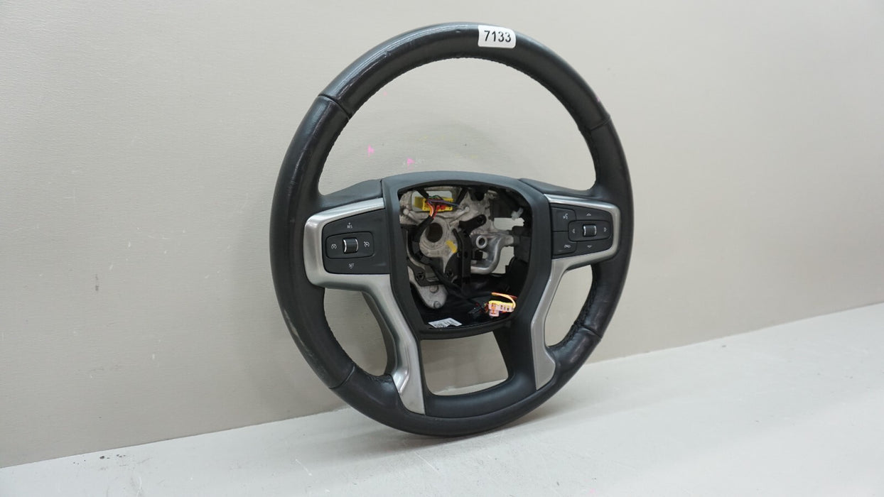 2019-2023 CHEVROLET SILVERADO TAHOE SUBURBAN GMC SIERRA STEERING WHEEL OEM