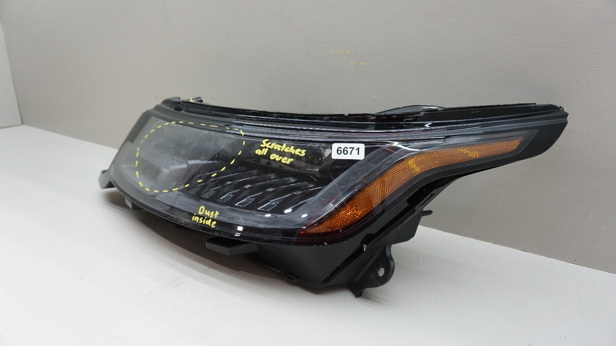 2018-2022 RANGE ROVER SPORT FRONT LEFT DRIVERS SIDE HEADLIGHT LED OEM